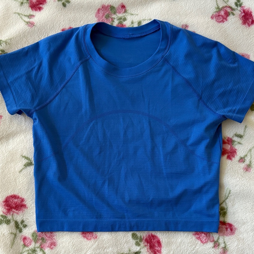 lululemon swiftly tech cropped shirt